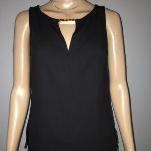 Ann Taylor black women’s sleeveless top size SP